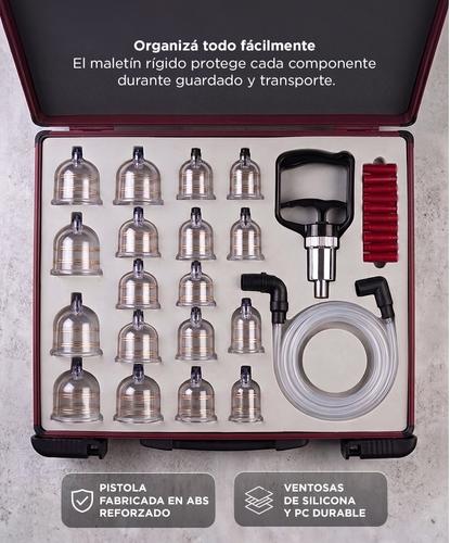 Set de 17 Ventosas de Vacío Gadnic Masajes Con Pistola Aplicadora - 4