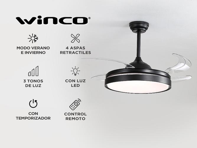Ventilador de Techo Winco con Luz Led W1342 - 1