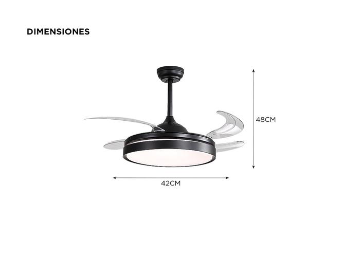 Ventilador de Techo Winco con Luz Led W1342 - 4