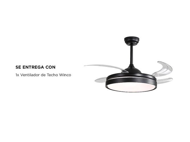 Ventilador de Techo Winco con Luz Led W1342 - 5