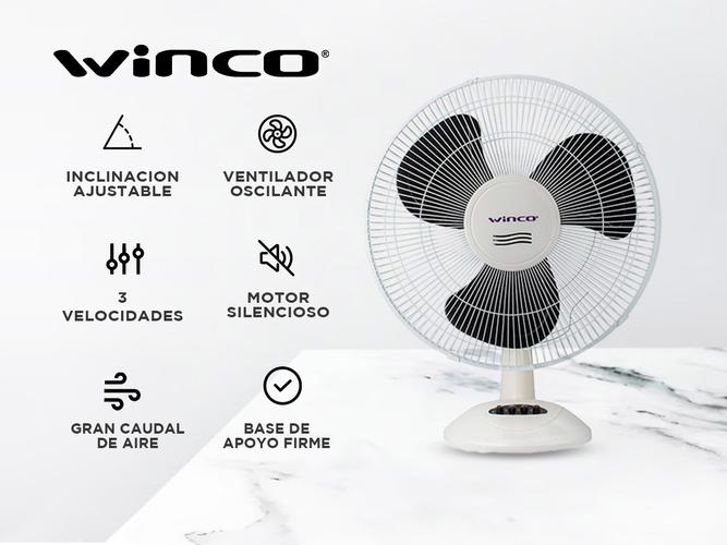 Ventilador de Mesa Oscilante Winco 16 W326IA - 1
