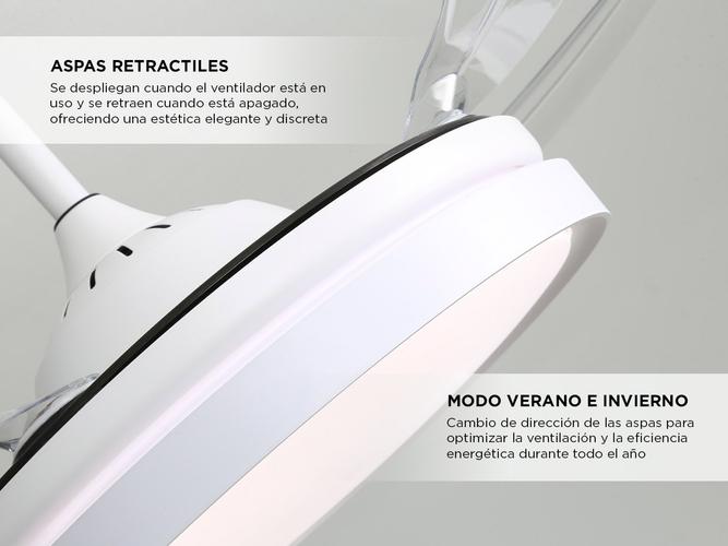 Ventilador de Techo Winco W1342 con Luz LED  - 3