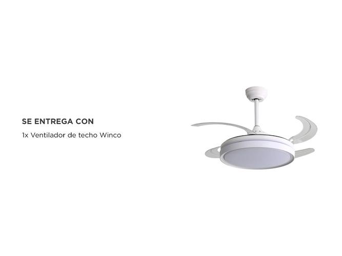 Ventilador de Techo Winco W1342 con Luz LED  - 5