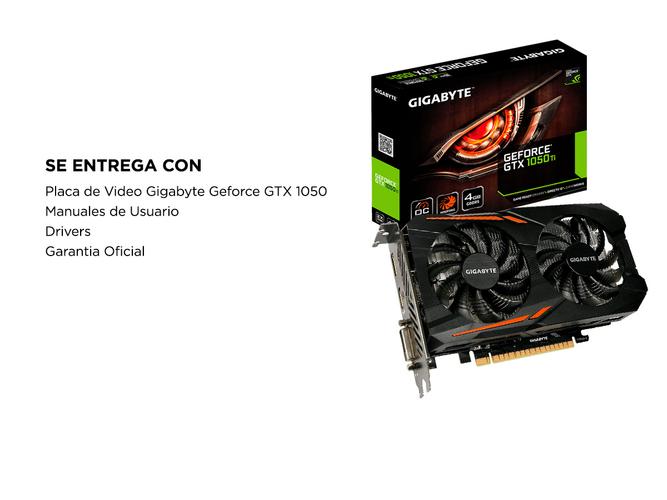 Placa de Video Gigabyte Geforce GTX 1050 TI OC 4gb Windforce 2x Nvidia - 6