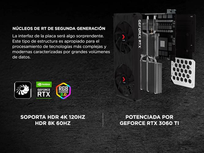 Placa de Video Geforce RTX 3060Ti 8GB PNY XLR8 Revel Epic - 3