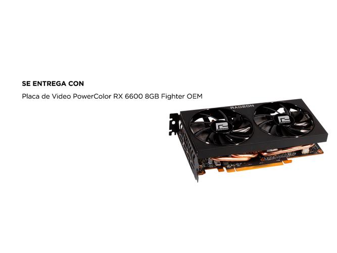 Placa de Video AMD Radeon RX 6600 8GB Fighter Dual Fan OEM - 6