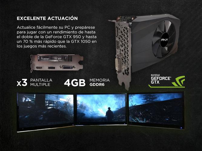 Placa de Video Nvidia Geforce GTX 1650 4GB GDDR6 Pny Single Fan - 2