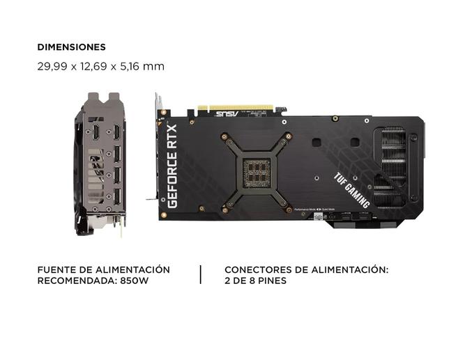 Placa de Video Asus Nvidia Geforce RTX 3080 10Gb Tuf Gaming OC - 5