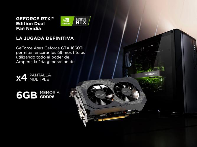 Placa de Video Asus Geforce GTX 1660Ti 6GB TUF OC Edition Dual Fan Nvidia - 3
