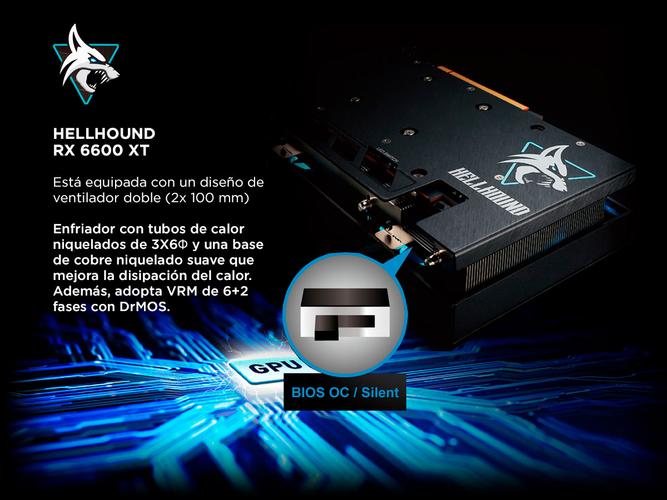 Placa de  Video AMD Radeon RX 6600 XT Powercolor Backplate RGB - 3