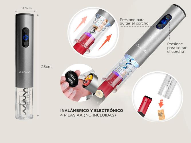 Sacacorchos Automático Gadnic V-10 - 5