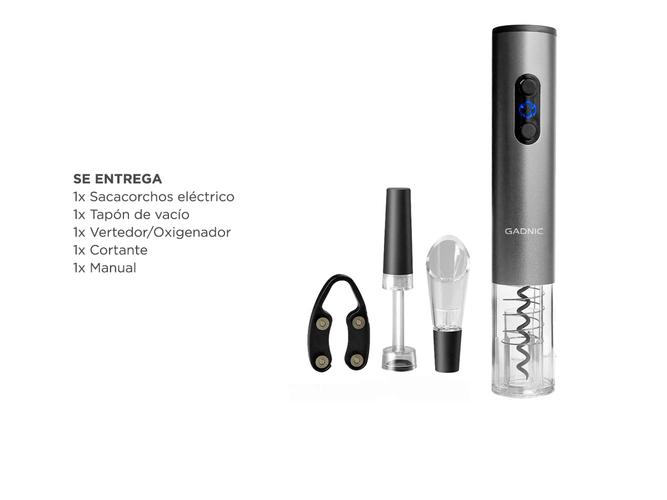 Sacacorchos Automático Gadnic V-10 - 6