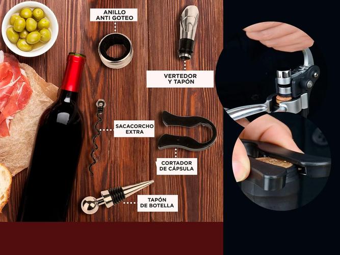 Kit Regalo Sacacorcho Gadnic Para Vino - 3