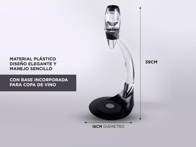 Decanter Aireador Oxigenador Vinos Gadnic Decantador Profesional - 3