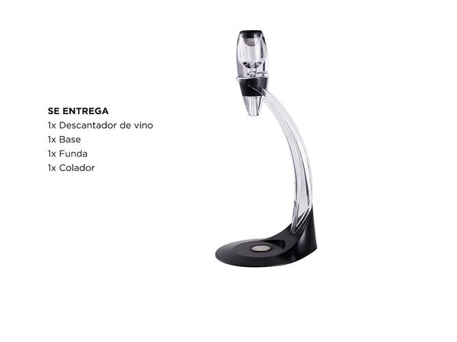Decanter Aireador Oxigenador Vinos Gadnic Decantador Profesional - 4