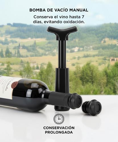 Kit de Vino Gadnic Sacacorchos Eléctrico Decantador Bomba de Vacío - 3