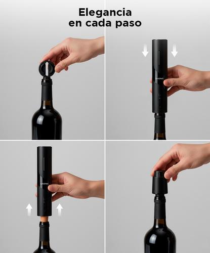 Set para Vino Gadnic V8094 Sacacorchos Automático Vertedor Cortador - 3