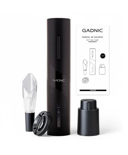 Set para Vino Gadnic V8094 Sacacorchos Automático Vertedor Cortador - 6
