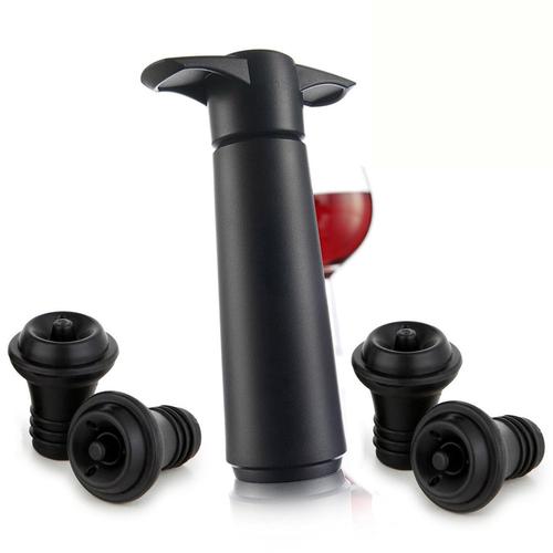 Bomba de Vacío Manual Para Vino Gadnic + 4 Tapones  - 0
