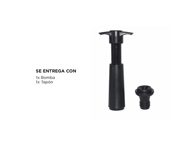 Bomba de Vacío y Tapón para Vino  - 4