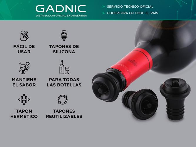 Tapones para Vino Gadnic Silicona - 1