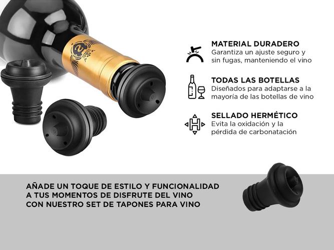 Tapones para Vino Gadnic Silicona - 2