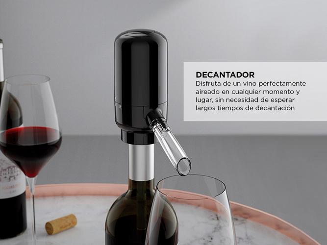 Dispenser Aireador de Vino Gadnic VINO21 2 en 1 de Botón - 2