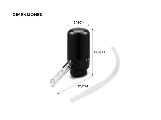 Dispenser Aireador de Vino Gadnic VINO21 2 en 1 de Botón - 4