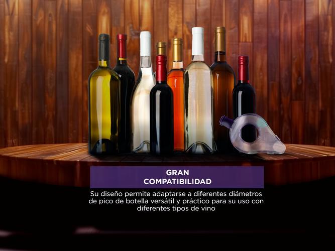Aireador Oxigenador Gadnic Decantador Para Vino Botella - 3