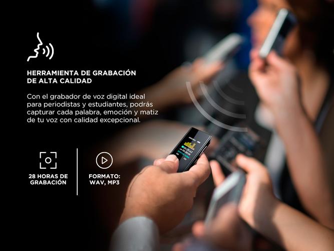 Grabador de Voz Digital Gadnic Portatil Para Periodistas Estudiantes  - 3