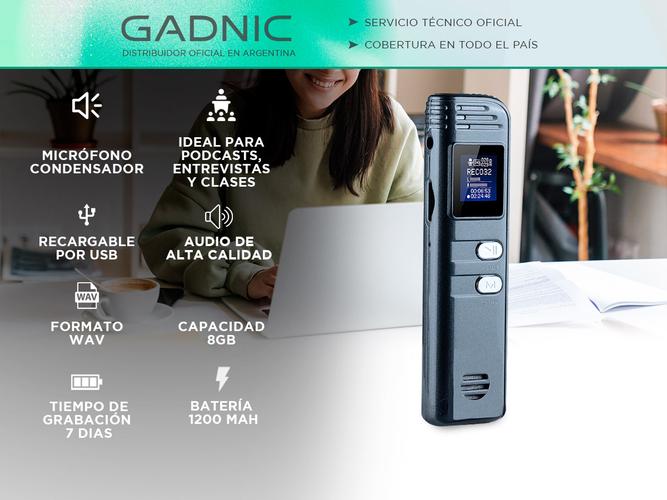 Grabador De Voz Digital Gadnic Para Periodistas Estudiantes Podcast  - 1