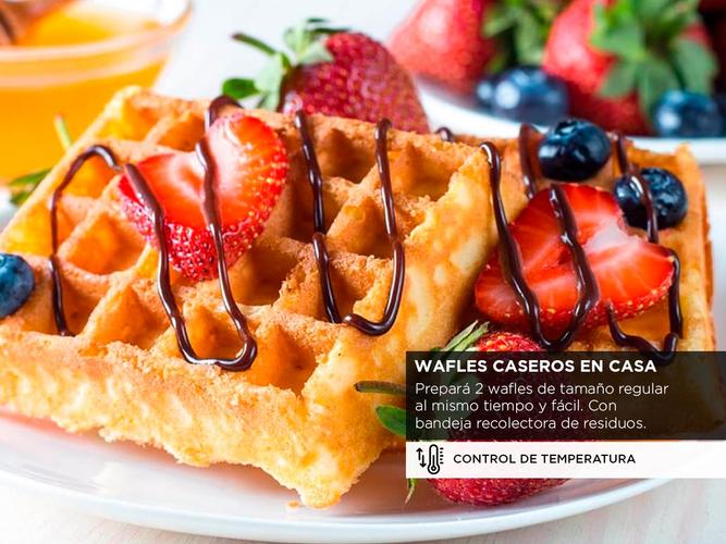 Waflera Doble Atma Antiadherente 650W WA8110RP - 3