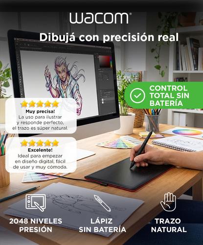 Tableta Gráfica Wacom CTL472K1A Portátil Precisa  - 1
