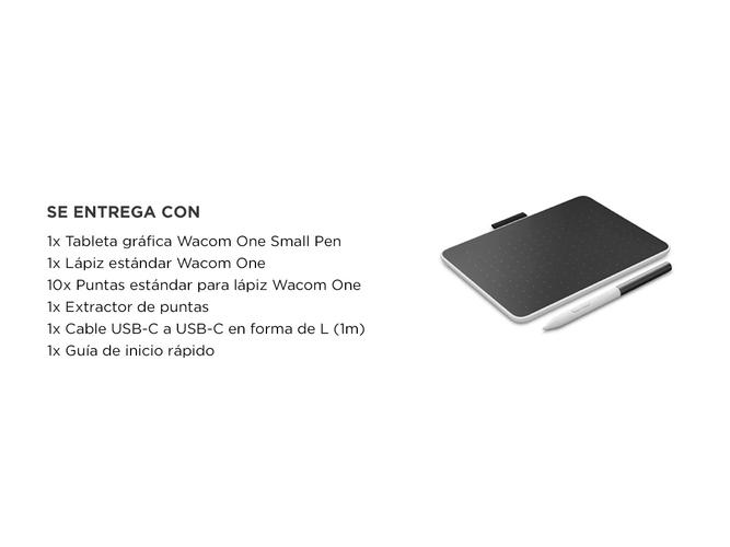 Tableta Gráfica Y Lapiz Wacom One Small CTC4110WLW0A Portátil  - 6