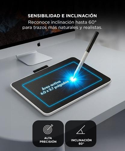Tableta Gráfica Y Lapiz Wacom One Small CTC4110WLW0A Portátil  - 3