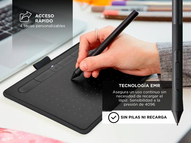 Tablet Gráfica Wacom Intuos Pequeña con Bluetooth Lápiz 4K Outlet - 2