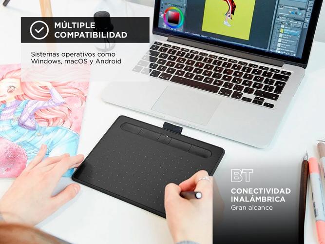 Tablet Gráfica Wacom Intuos Pequeña con Bluetooth Lápiz 4K Outlet - 3
