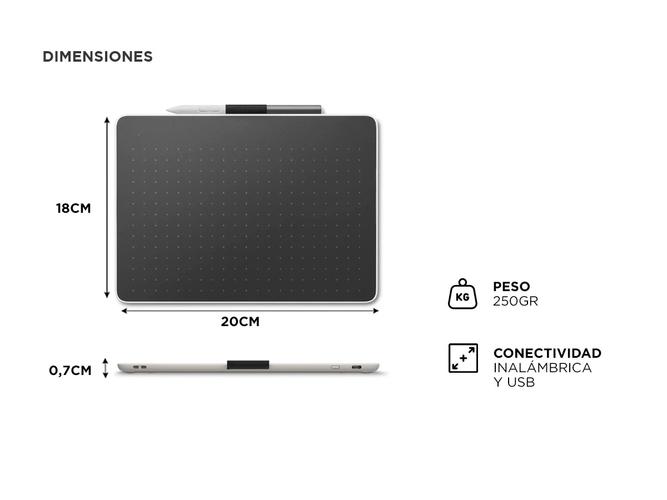 Tablet Gráfica CTC6110WLW0A Wacom Bluetooth  Lapiz EMR - 4