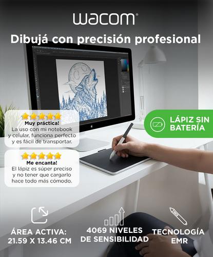 Tablet Gráfica CTC6110WLW0A Wacom Bluetooth  Lapiz EMR - 1