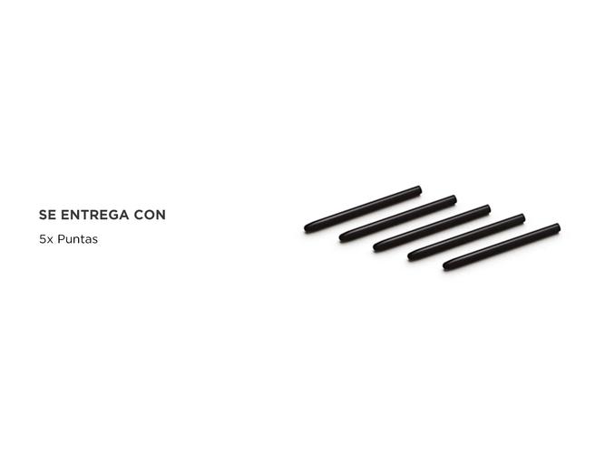 X5 Pack Puntas Wacom Negras Estándar - 4