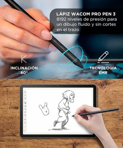 Tableta Gráfica Wacom MovinkPad 11 Pantalla 22K  Con Pro Pen 3 - 3