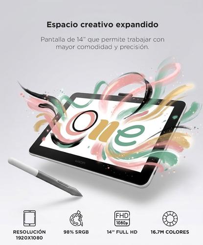 Tableta gráfica Wacom One 14 con pantalla Full HD - 2