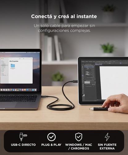 Tableta gráfica Wacom One 14 con pantalla Full HD - 3