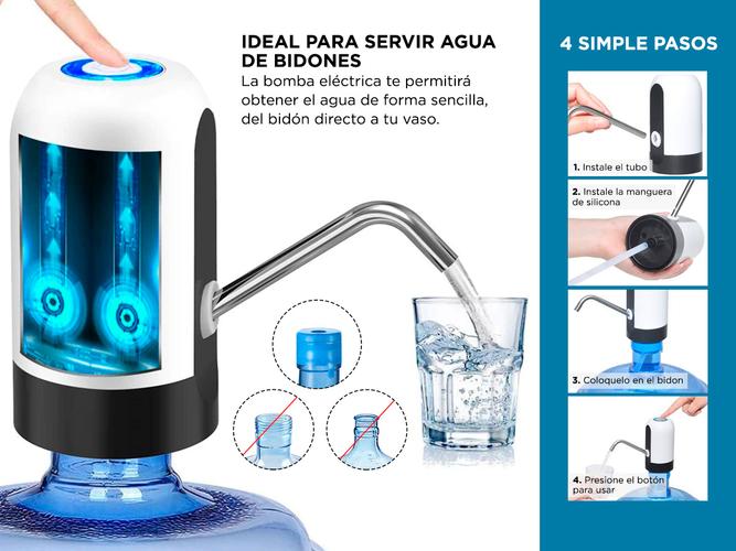 Dispenser De Agua Portátil Gadnic Bomba Dispensador Bidones - 2