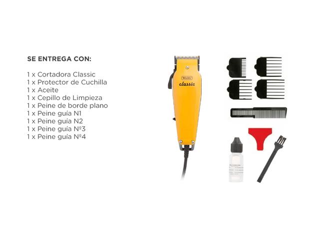 Maquina de cortar pelo profesional Wahl Classic - 5