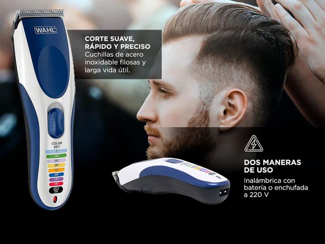 Maquina de cortar pelo Wahl Color Pro Inalámbrica 20 Piezas - 4