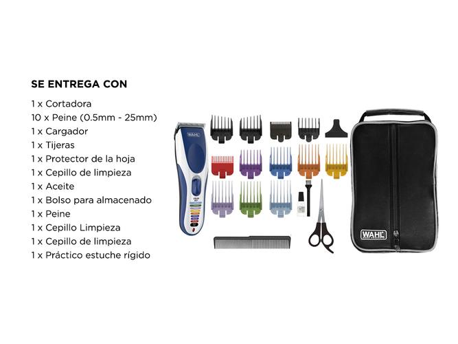 Maquina de cortar pelo Wahl Color Pro Inalámbrica 20 Piezas - 5
