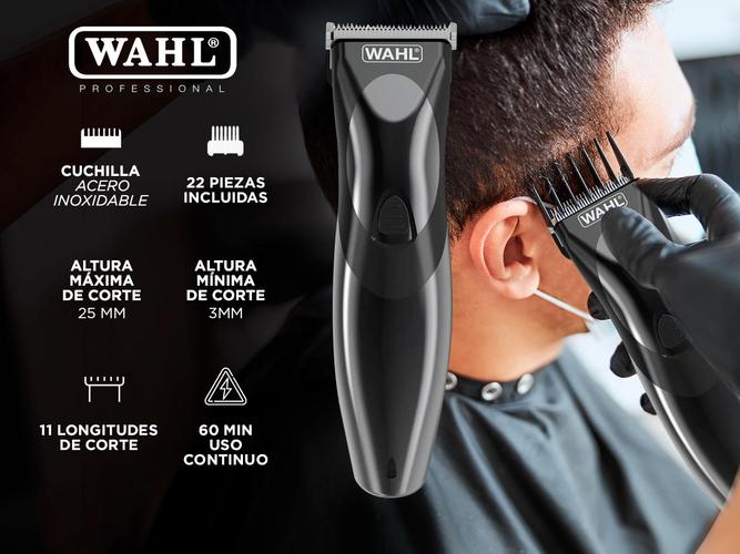 Maquina de cortar pelo Wahl Rinseable Inalámbrica con 20 accesorios - 1