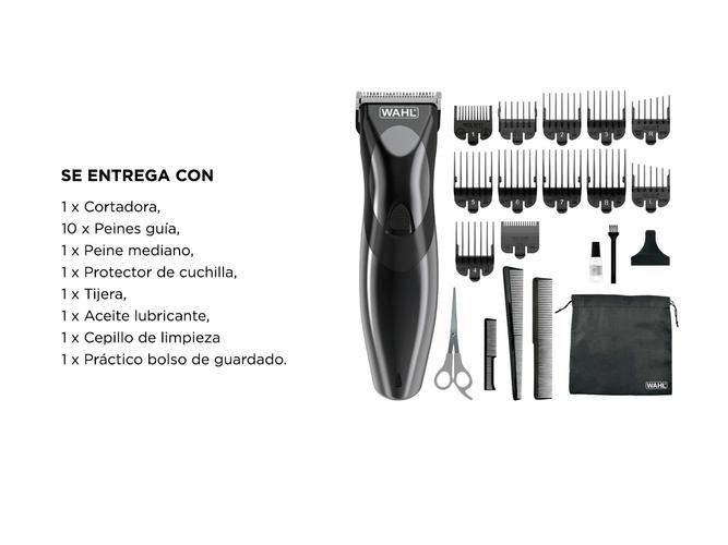 Maquina de cortar pelo Wahl Rinseable Inalámbrica con 20 accesorios - 4