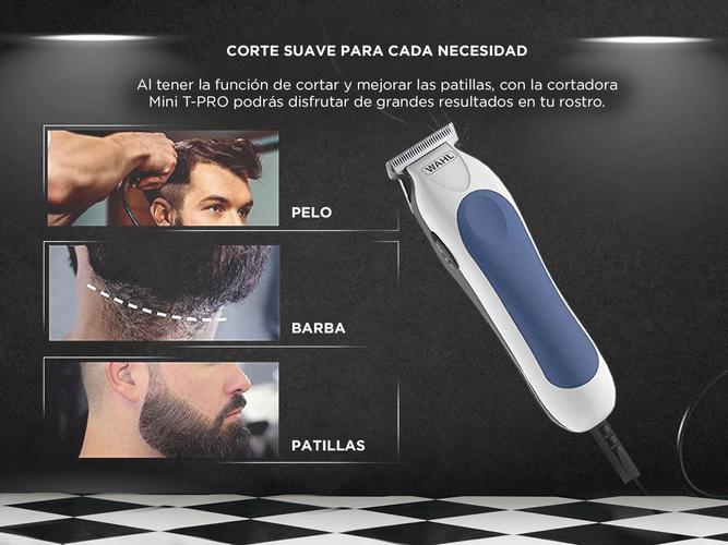 Cortadora de pelo Wahl Mini T-PRO Compacta Retoques - 2